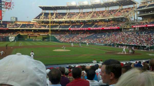 Nationals Park, section: 116, row: W, seat: 13