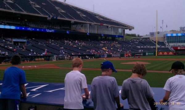 Kauffman Stadium, section: 135, row: D, seat: 6