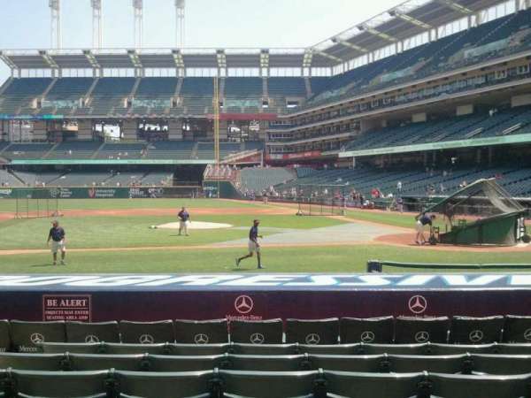 Progressive Field, section: 160, row: N, seat: 7