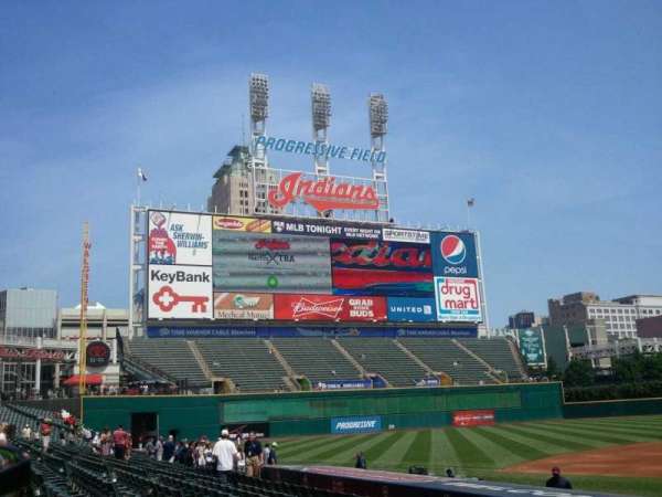 Progressive Field, section: 160, row: N, seat: 7