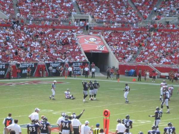 Raymond James Stadium, section: 136, row: U, seat: 16