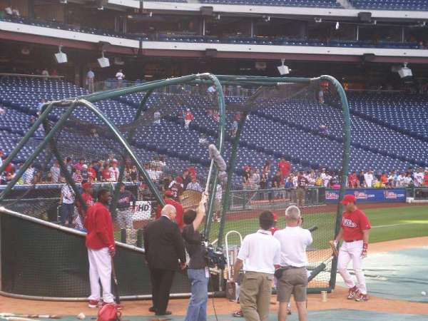 Citizens Bank Park, section: 116, row: 4, seat: 1