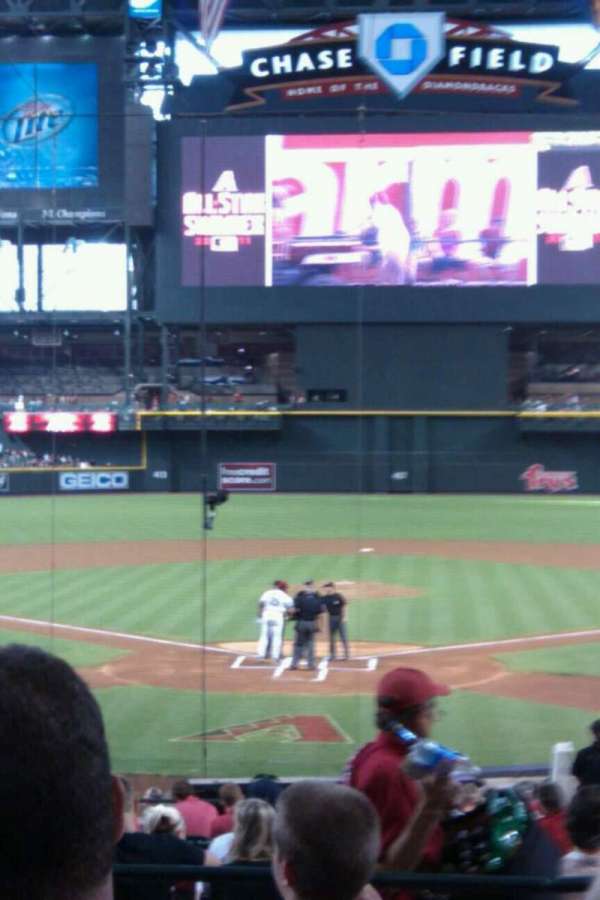 Chase Field, section: 122, row: 26, seat: 3