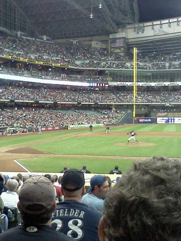 American Family Field, section: 113, row: 18, seat: 02