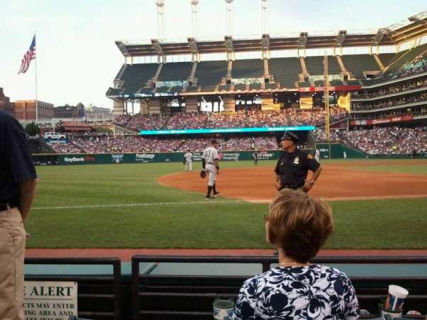 Progressive Field, section: 167, row: 3, seat: 2
