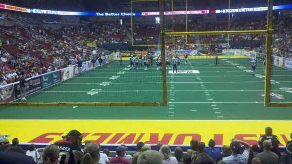 Casey's Center, section: 110, row: l, seat: 10