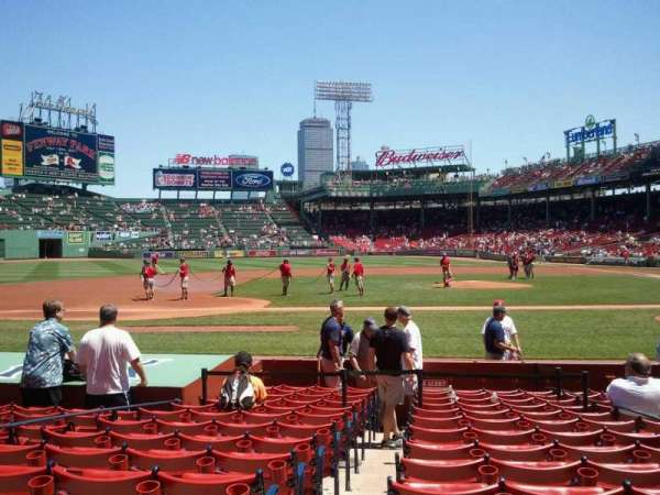 Fenway Park, section: Field Box 60, row: M, seat: 4