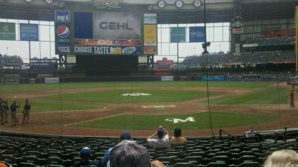American Family Field, section: 118, row: 15, seat: 13