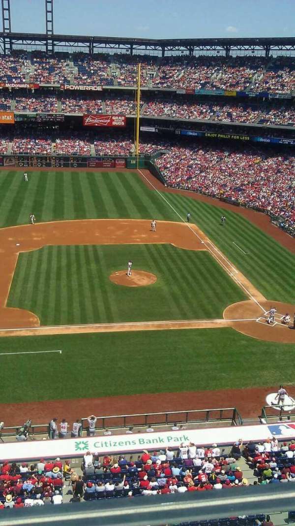 Citizens Bank Park, section: 326, row: 1, seat: 6