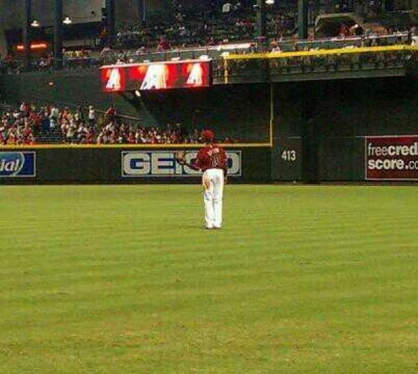 Chase Field, section: 111, row: 2, seat: 12