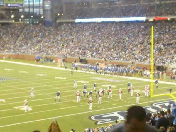 Ford Field, section: 112, row: 26, seat: 1