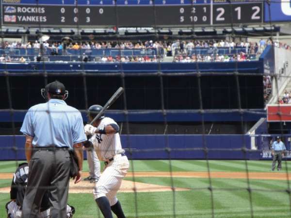 Yankee Stadium, section: 020, row: 2, seat: 4