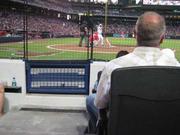 Turner Field, section: 105R, row: 1, seat: 1
