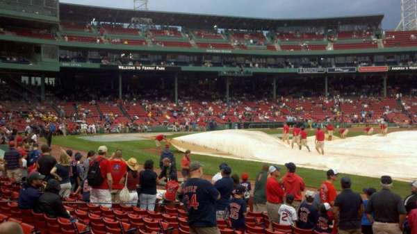 Fenway Park, section: Field Box 13, row: j, seat: 4