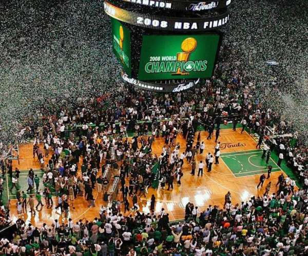 TD Garden, section: 317, row: 2, seat: 8