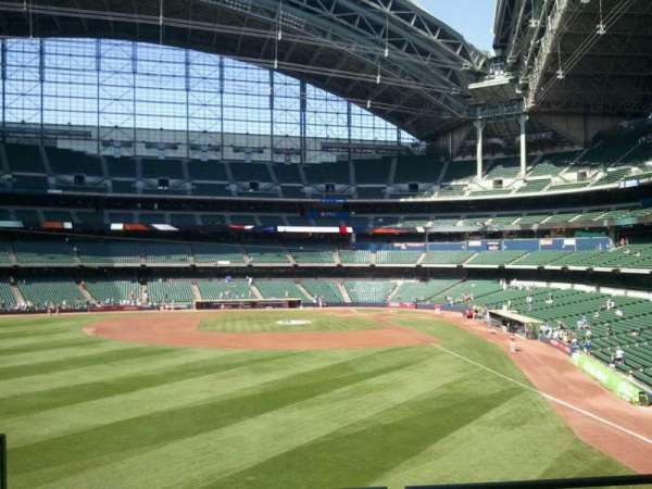 American Family Field, section: 235, row: 1, seat: 12