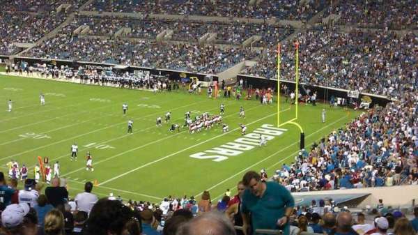 EverBank Stadium, section: 230, row: Z, seat: 1
