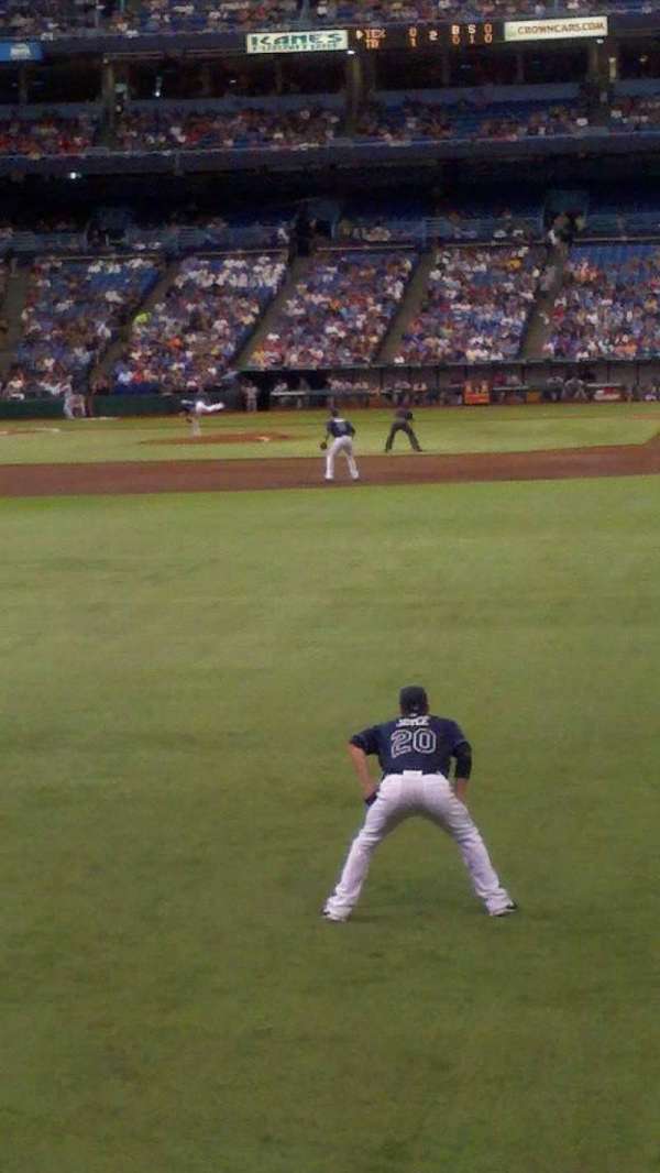 Tropicana Field, section: 133, row: t, seat: 24