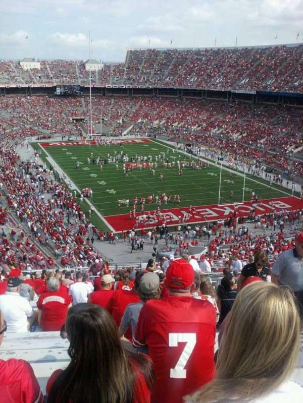 Ohio Stadium, section: 33B, row: 32, seat: 5