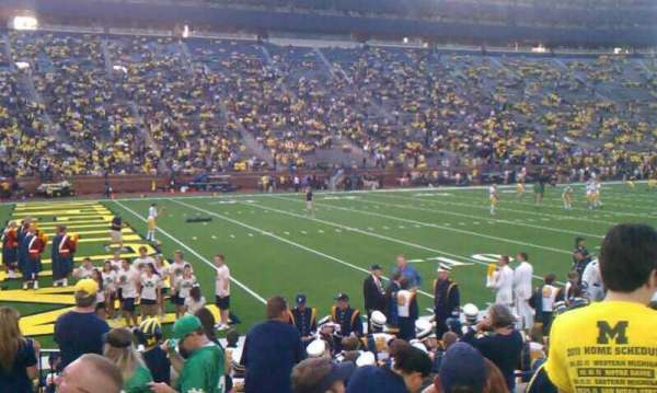 Michigan Stadium, section: 6, row: 8, seat: 21 and 22