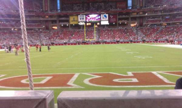 State Farm Stadium, section: 139, row: 1, seat: 8