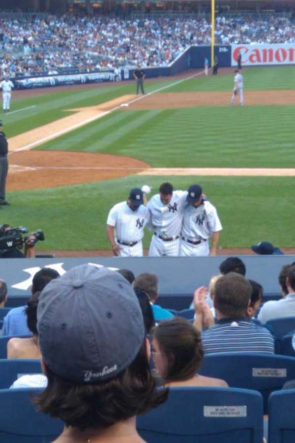 Yankee Stadium, section: 117A, row: 15
