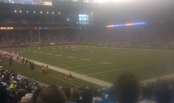 Ford Field, section: 134, row: 20, seat: 4