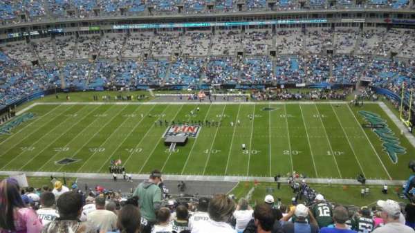 Bank of America Stadium, section: 513, row: 25, seat: 10