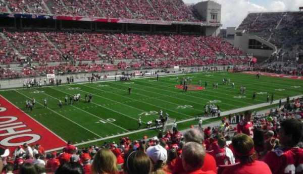 Ohio Stadium, section: 13A, row: 28, seat: 7