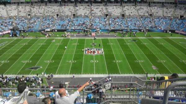 Bank of America Stadium, section: 542, row: 6, seat: 6