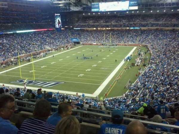 Ford Field, section: 321, row: 4
