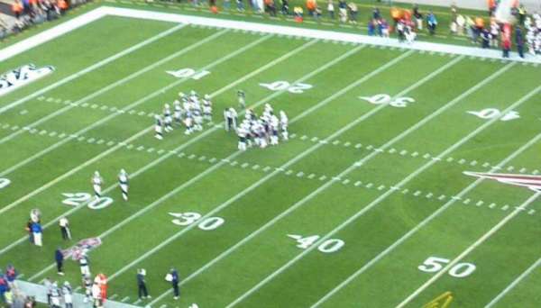 Gillette Stadium, section: 328, row: 20, seat: 7