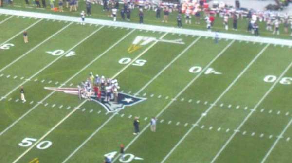 Gillette Stadium, section: 328, row: 20, seat: 7