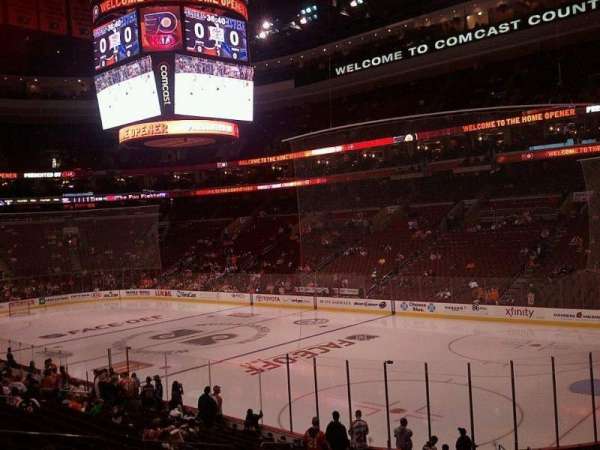 Xfinity Mobile Arena, section: 104, row: 21, seat: 11