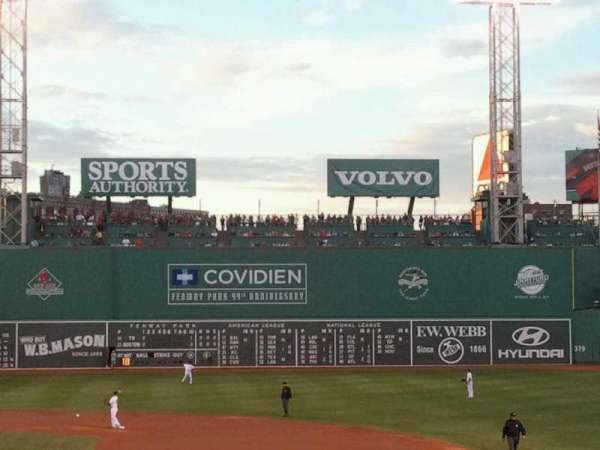 Fenway Park, section: Grandstand 15, row: 2, seat: 5
