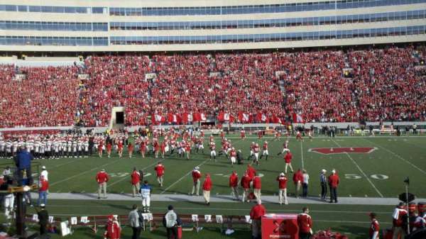 Camp Randall Stadium, section: E, row: 21, seat: 5