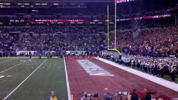 Lucas Oil Stadium, section: 109, row: 5, seat: 14