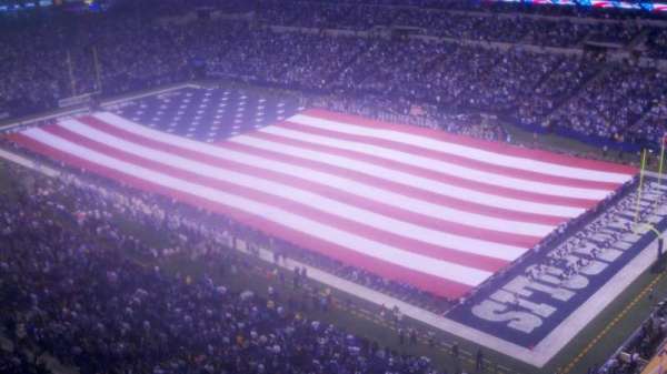 Lucas Oil Stadium, section: 633, row: 1, seat: 8
