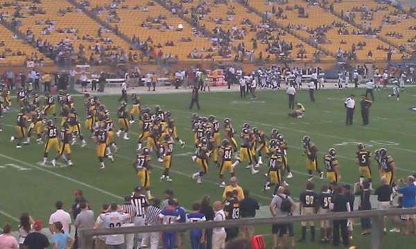 Acrisure Stadium, section: 106, row: p, seat: 2