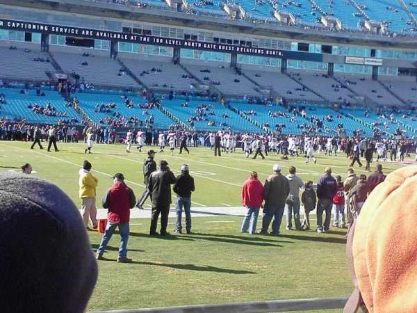 Bank of America Stadium, section: 115, row: 2, seat: 10