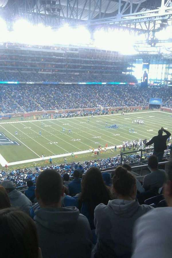 Ford Field, section: 326, row: 9, seat: 6