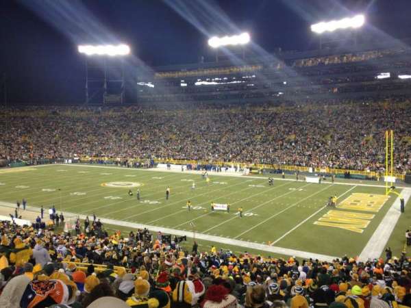 Lambeau Field, section: 109, row: 44, seat: 11