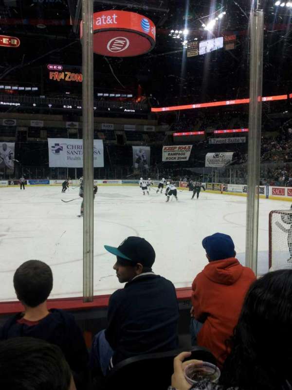 Frost Bank Center, section: 101, row: 8, seat: 6