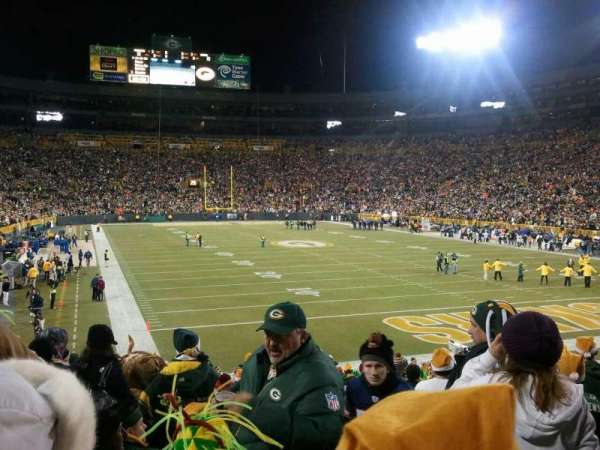 Lambeau Field, section: 136, row: 24, seat: 1