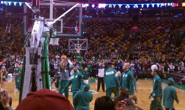 TD Garden, section: 17, row: G, seat: 14