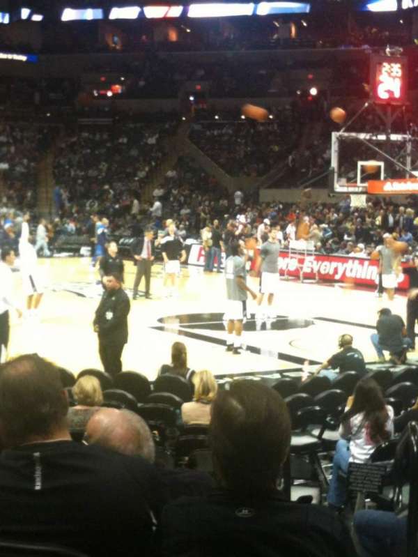 Frost Bank Center, section: 117, row: 13, seat: 2