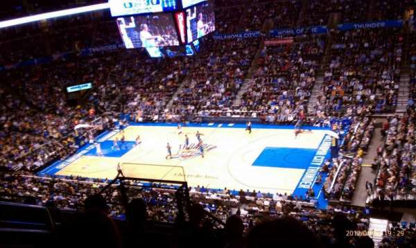 Paycom Center, section: 306, row: H