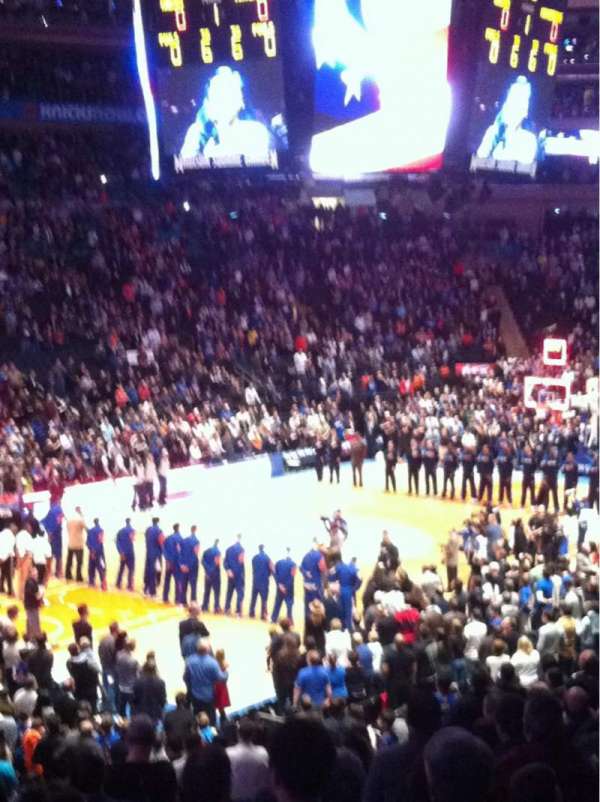 Madison Square Garden, section: 114, row: 20, seat: 13