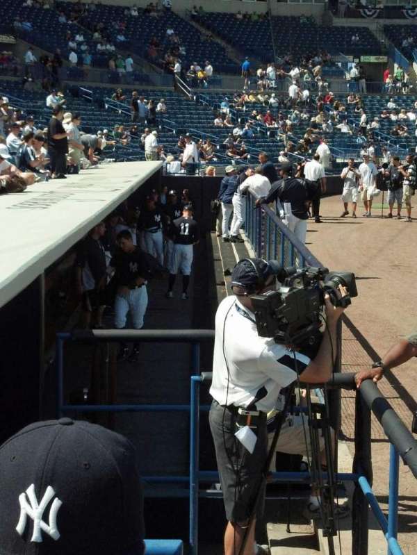 Yankee Stadium, section: 014b, row: Aa, seat: 15