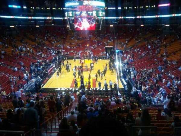 Kaseya Center, section: 124, row: 35, seat: 15